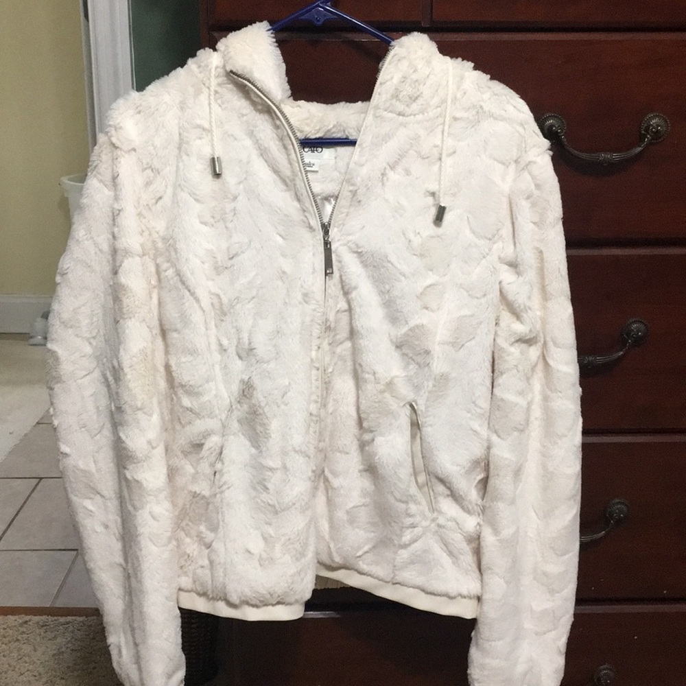 Faux fur jacket